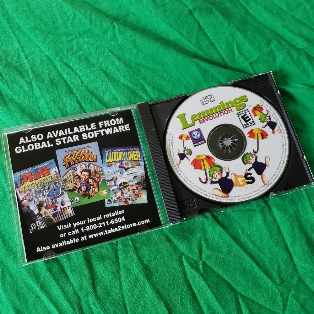 Lemmings Revolution (PC, 2000) CDROM Video Game